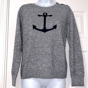 Nautica Cotton Sweater with Anchor